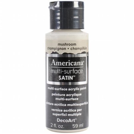 DECO ART Deco Art DA5-30-33 Americana Multi-Surface Satin Acrylic Paint 2oz-Mushroom DA5-30-33